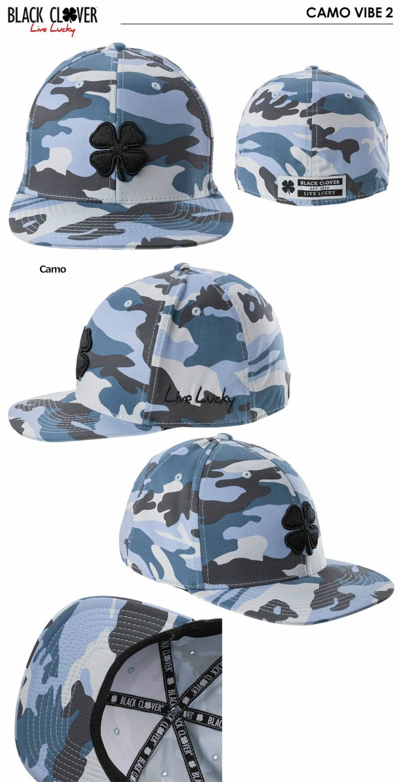 ブラッククローバーCAMOVIBE2キャップメンズBlackClover2024春夏モデルUSA直輸入品