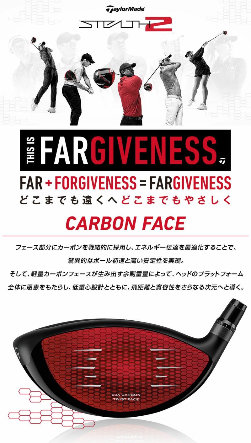 テーラーメイド STEALTH2 ステルス2 ドライバー メンズ 右用
