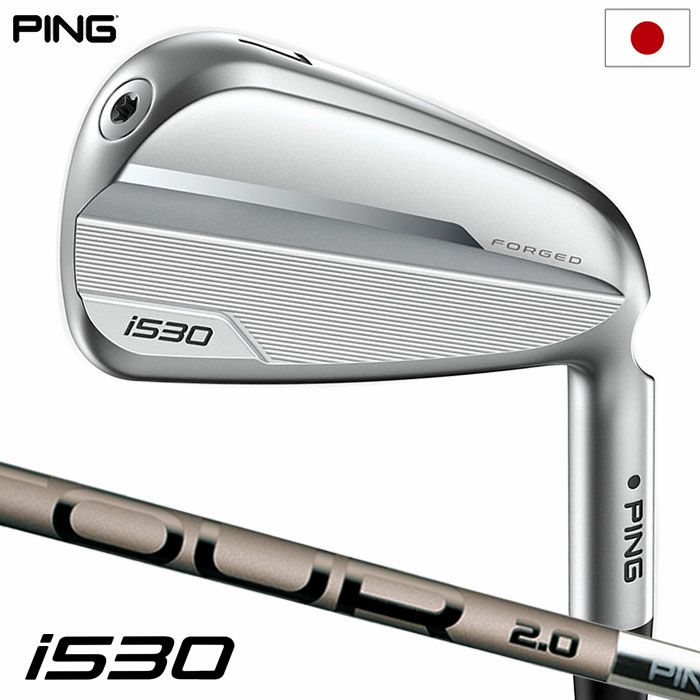 ピンPINGi530アイアン5本セット6I,PWメンズ右用PINGTOUR2.0CHROMEIカーボンシャフトPING2024年モデル日本正規品