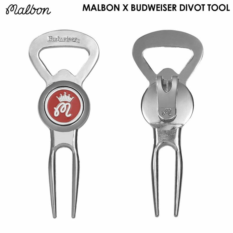 MalbonGolfMALBONXBUDWEISERDIVOTTOOLディポットツールグリーンフォークマルボンUSA直輸入品