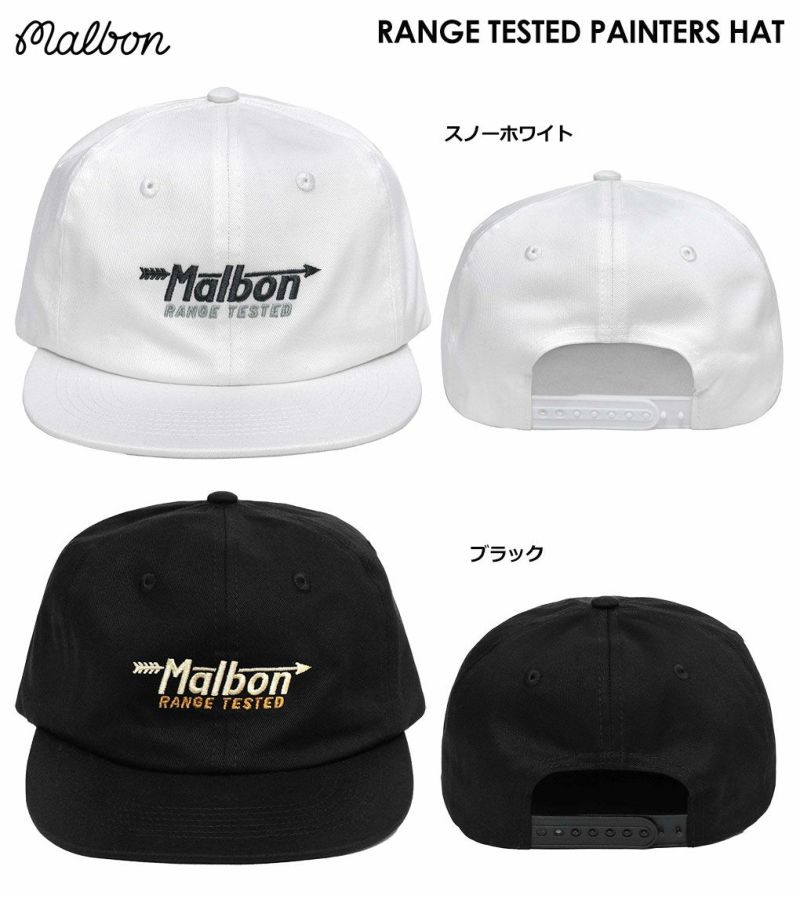 MalbonGolfRANGETESTEDPAINTERHATメンズゴルフキャップマルボンUSA直輸入品