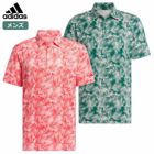 アディダスパインツリープリント半袖メッシュシャツJTX55メンズadidas2024秋冬モデル日本正規品