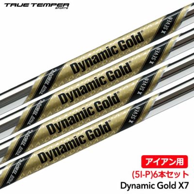 トゥルーテンパー Dynamic Gold X7 アイアン用 スチールシャフト 6本セット(5I-P) true temper USA直輸入品 |  ジーパーズ公式オンラインショップ（JYPER'S）