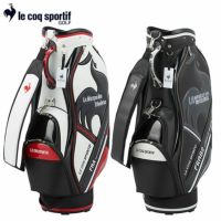 ルコックスポルティフキャディバッグ、便利な8分割、磁石式ヘッドカバー3個付き。 キャディバッグ 大口径 キャディバッグ(9.5型) グラフィック