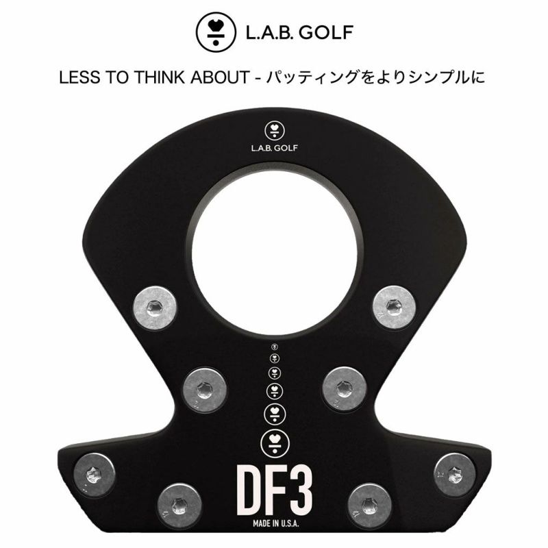 LABGOLFDF3パターメンズ右用34インチラブゴルフUSA直輸入品