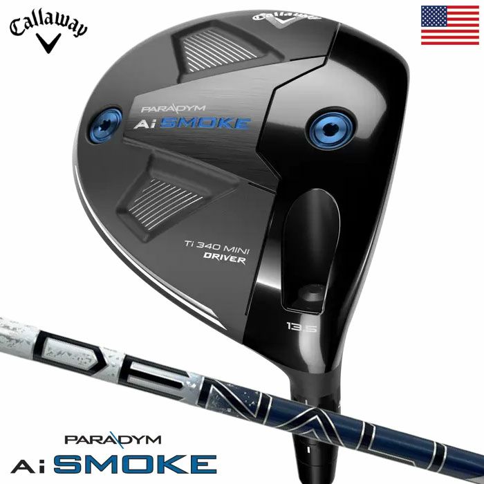 キャロウェイParadymAiSmokeTi340MiniDriverミニドライバーメンズ右用DenaliBlue50カーボンシャフトCallaway2024年モデルUSA直輸入品