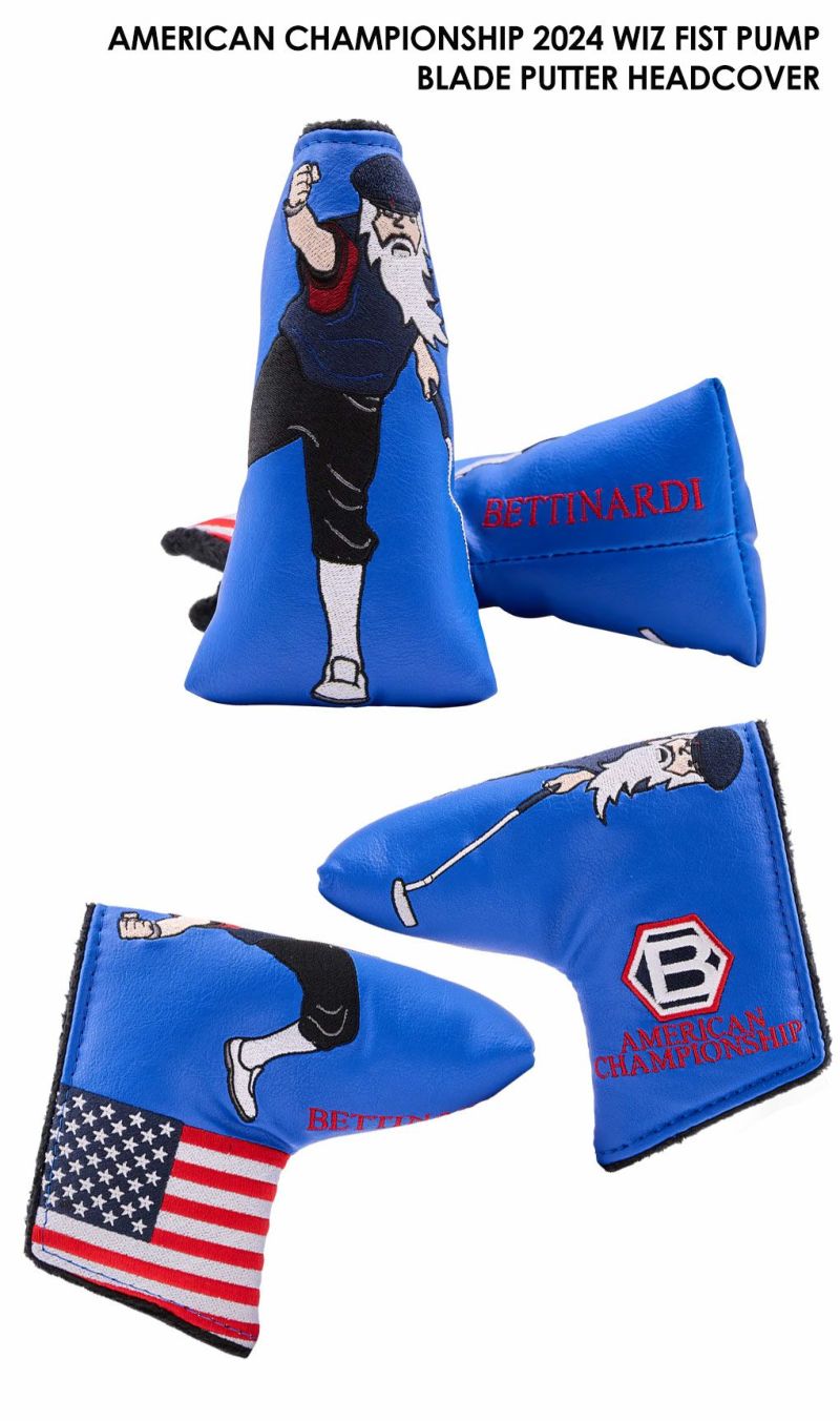 ベティナルディパターカバー2024AMERICANCHAMPIONSHIP2024WIZFISTPUMPBLADEPUTTERHEADCOVER2024年モデルUSA直輸入品