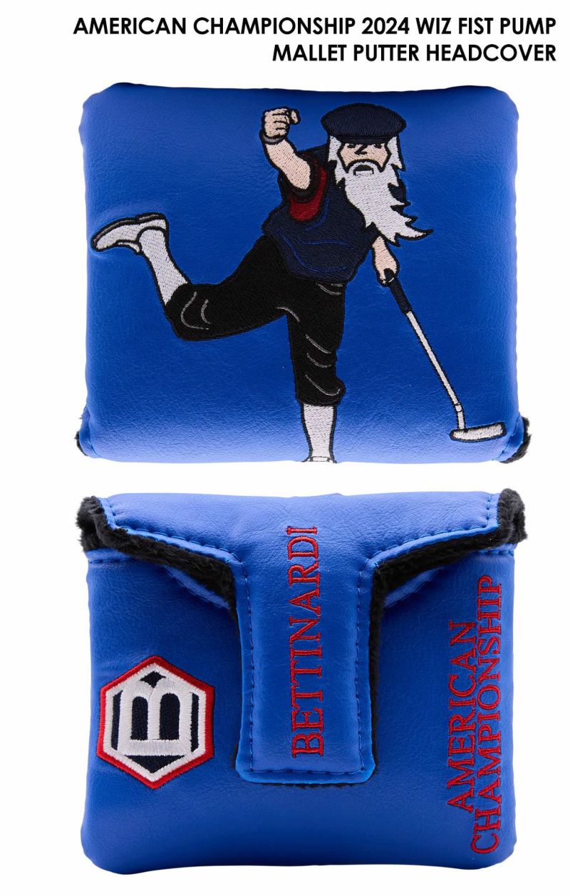 ベティナルディパターカバーAMERICANCHAMPIONSHIP2024WIZFISTPUMPMALLETPUTTERHEADCOVER2024年モデルUSA直輸入品