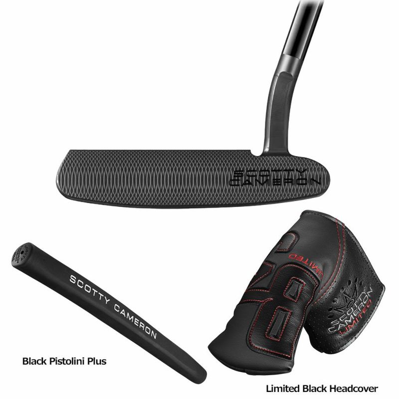 ゴルフ パター スコッティキャメロン B3 Triple Black Design Limited Santa Fe サンタフェ メンズ 右用 34インチ  35インチ SCOTTY CAMERON 2024年モデル USA直輸入品 | ジーパーズ公式オンラインショップ（JYPER'S）