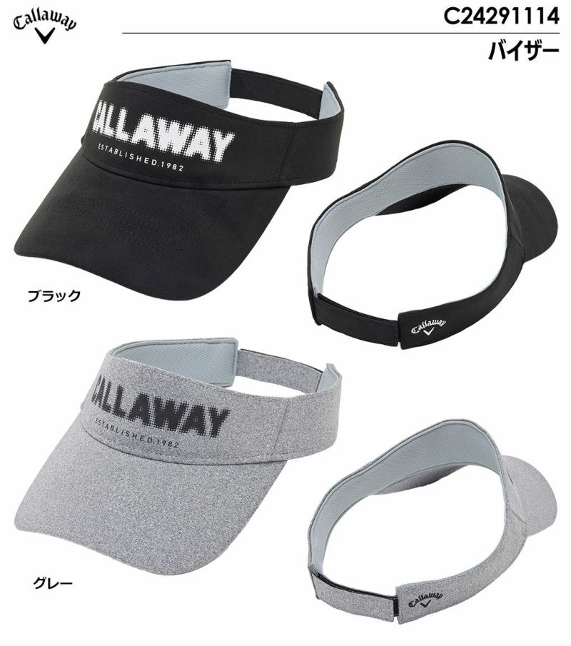 キャロウェイCallawayバイザーC24291114メンズ帽子VISOR2024秋冬モデル日本正規品