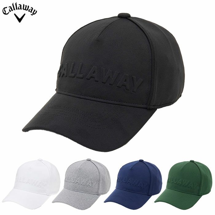 キャロウェイCallawayロゴエンボスキャップC24291102メンズ帽子CAP2024秋冬モデル日本正規品