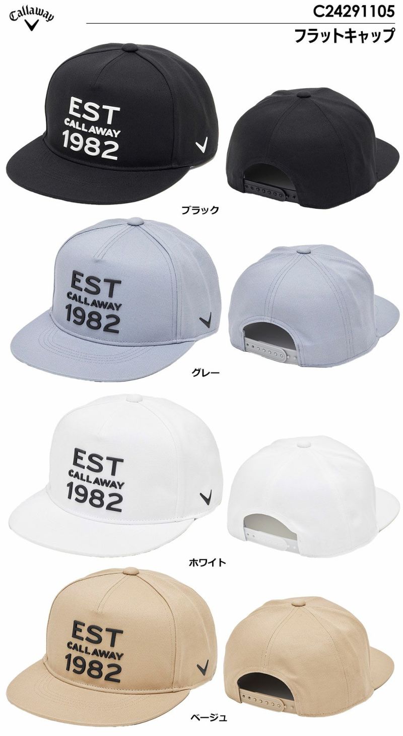 キャロウェイCallawayフラットキャップC24291105メンズ帽子CAP2024秋冬モデル日本正規品