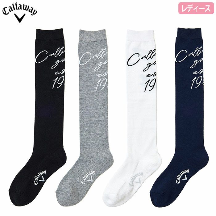 キャロウェイCallawayハイソックスC24293209レディース靴下SOCKS2024秋冬モデル日本正規品