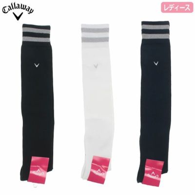 キャロウェイ Callaway シルバーラメライン ニーハイソックス C24293213 レディース 靴下 SOCKS 2024秋冬モデル 日本正規品