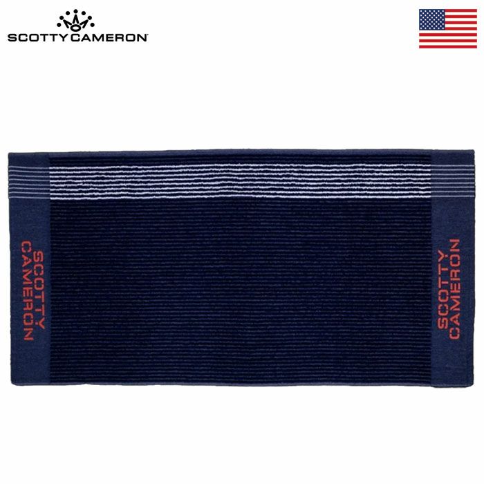 スコッティキャメロンCaddieTowelタオルストライプネイビーTowelScottyCameronUSA直輸入品