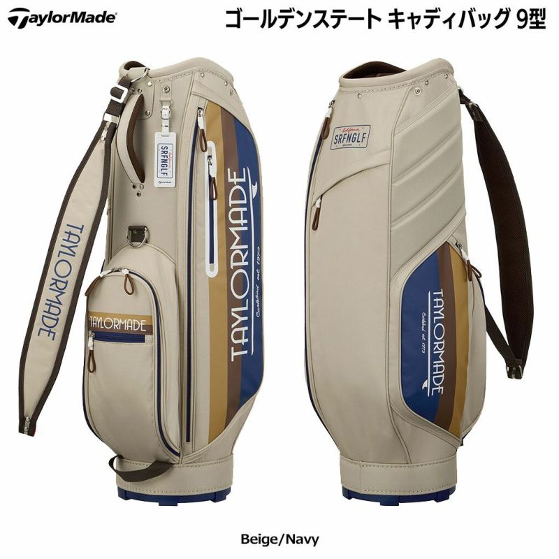 テーラーメイドゴールデンステートキャディバッグ9型47インチ対応UN0332024年モデルTaylorMade日本正規品