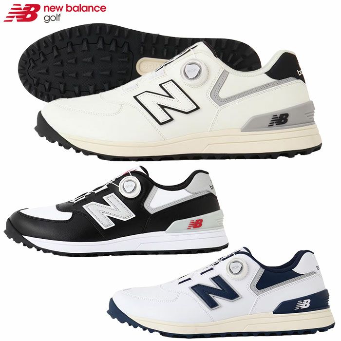 ニューバランス574v3SLBOAJスパイクレスゴルフシューズメンズUGBS574newbalance2024年モデル本正規品