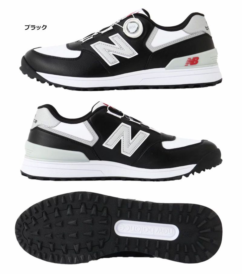 ニューバランス574v3SLBOAJスパイクレスゴルフシューズメンズUGBS574newbalance2024年モデル本正規品