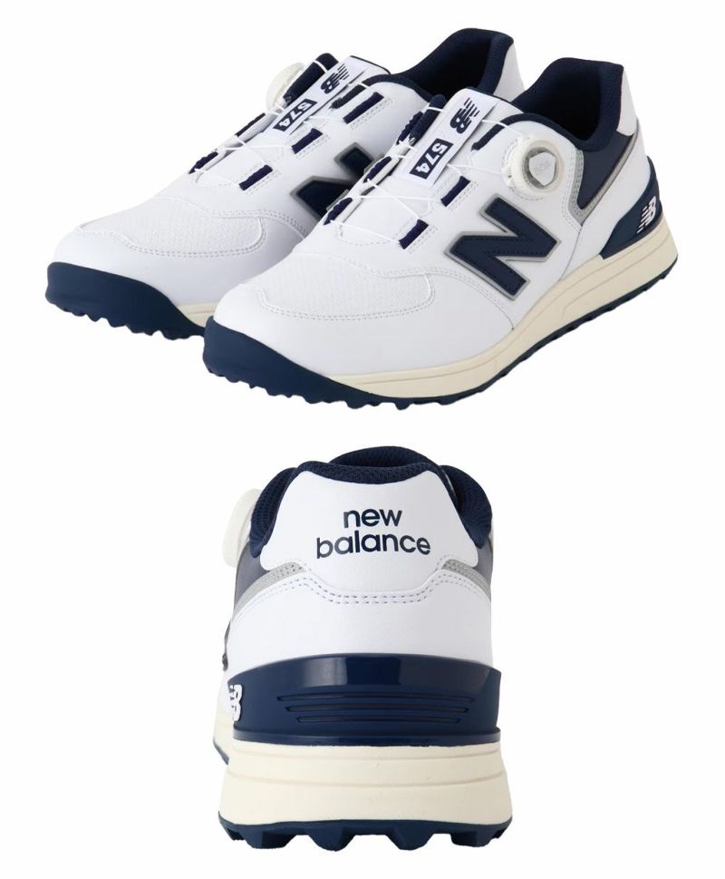 ニューバランス574v3SLBOAJスパイクレスゴルフシューズメンズUGBS574newbalance2024年モデル本正規品