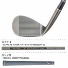 フォーティーンFRZウェッジスモーキーサテン仕上げメンズ右用N.S.PROTS-101wスチールシャフトFourteen日本正規品2024年モデル