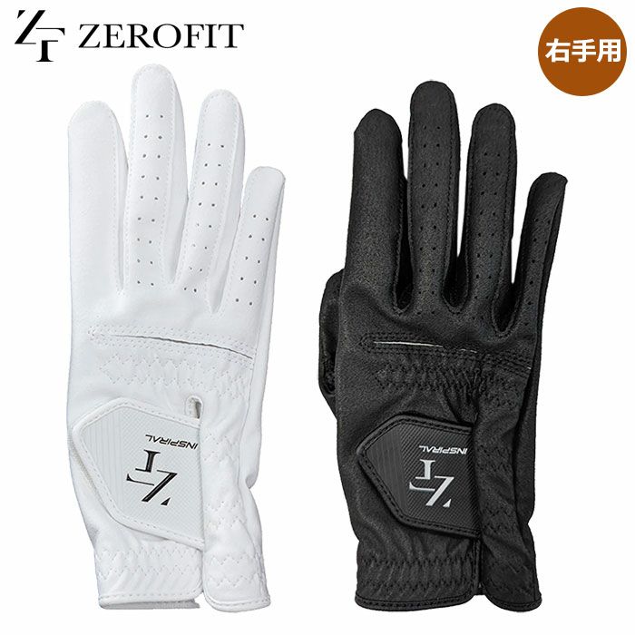 ZEROFITインスパイラルグローブメンズ右手用ゼロフィットイオンスポーツゴルフ2024年モデル日本正規品