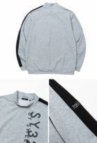 SY32GOLFSYG-24A002ゴルフウェアSIDELINEMODALMOCKシャツ長袖メンズ日本正規品2024秋冬モデル