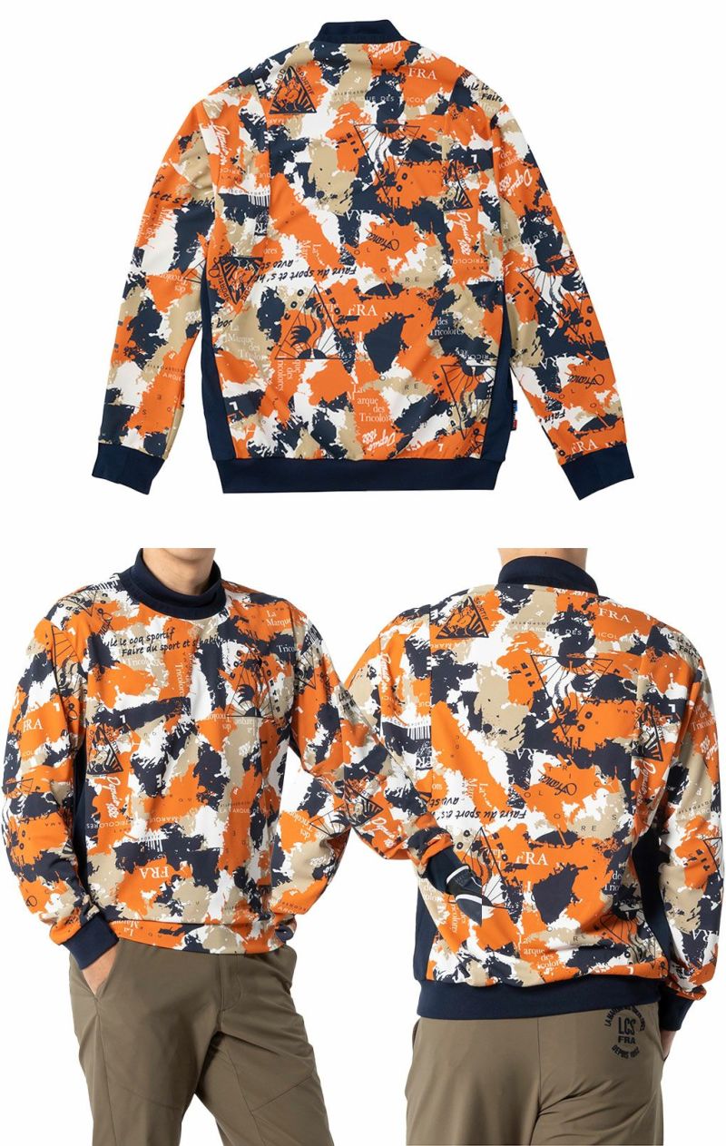 ルコックスポルティフ2WAYシャツLG4FLS50MメンズlecoqsportifGOLF2024秋冬モデル日本正規品