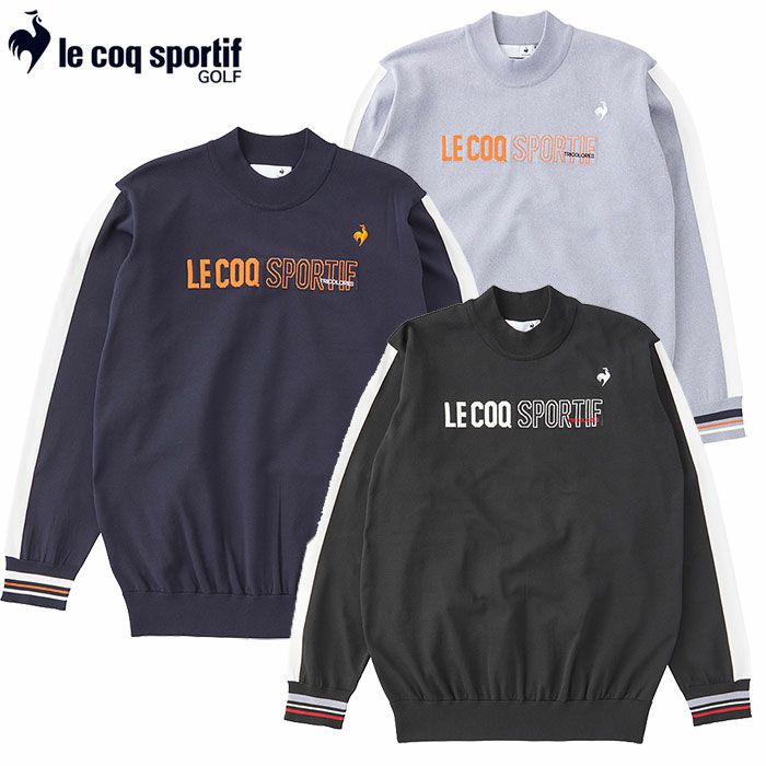 ルコックスポルティフシャツセーターLG4FST02MメンズlecoqsportifGOLF2024秋冬モデル日本正規品