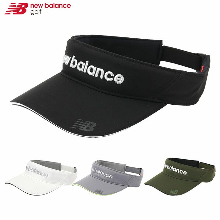 ニューバランスロゴバイザー012-4987002メンズ帽子ゴルフnewbalance2024秋冬モデル日本正規品