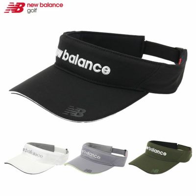 ニューバランス ロゴ バイザー 012-4987002 メンズ 帽子 ゴルフ new balance 2024秋冬モデル 日本正規品