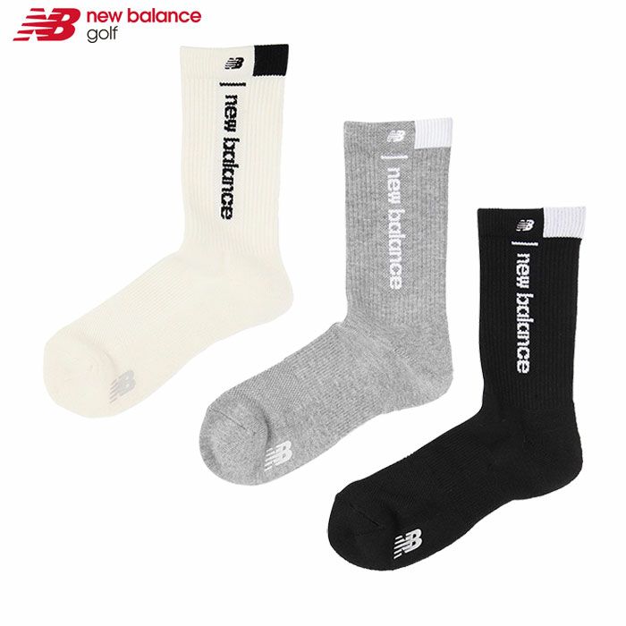 ニューバランスミドルソックス012-4286005メンズ靴下ゴルフnewbalance2024秋冬モデル日本正規品