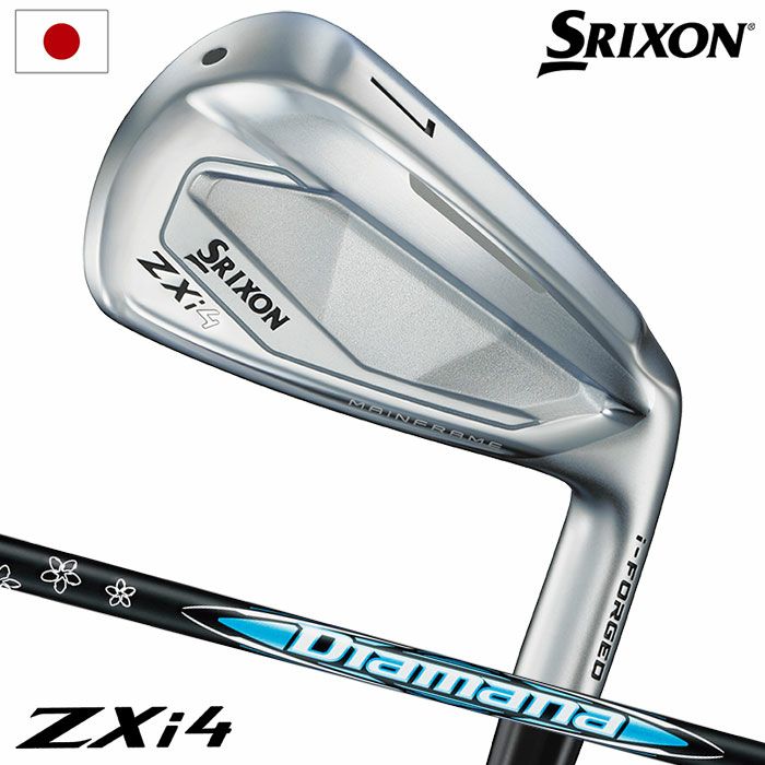 スリクソンSRIXONZXi4アイアン5本セット(6I-9I,PW)メンズ右用DiamanaZXiforIRONカーボンシャフトダンロップDUNLOPゴルフクラブ2025年モデル日本正規品