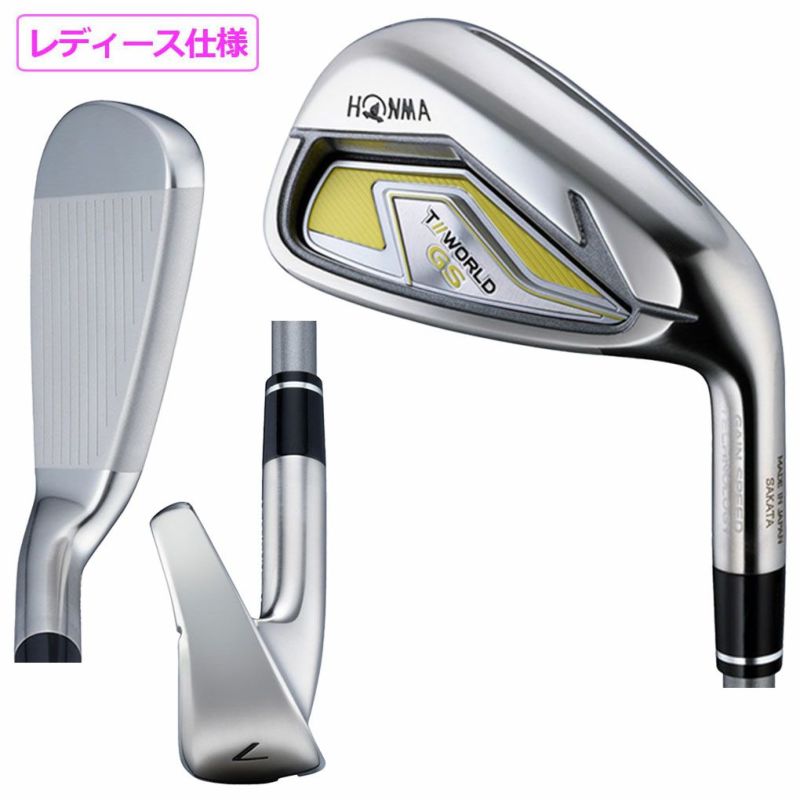 本間ゴルフ T//WORLD GS LADIES IRON アイアン 7本セット(6-11,SW) レディース 右用 SPEEDTUNED 42  IRON カーボンシャフト HONMA 2021年モデル 日本正規品 ホンマゴルフ ゴルフクラブ | ジーパーズ公式オンラインショップ（JYPER'S）