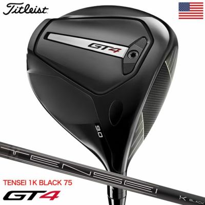 ゴルフ クラブ タイトリスト GT4 Driver ドライバー 430cc メンズ 右用 テンセイ TENSEI 1K BLACK 65  ヘッドカバー付属 USA直輸入品 2024年モデル【2年保証】 | ジーパーズ公式オンラインショップ（JYPER'S）