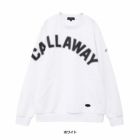 キャロウェイロゴプリントダンボールスウェットC24217106メンズCallawayゴルフウェア2024秋冬モデル日本正規品