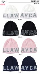 キャロウェイビーニーC24291220レディースCallaway帽子2024秋冬モデル日本正規品