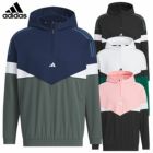 adidasツイストウィーブ ハーフジップ長袖フーディー ゴルフ　セットアップ 楽天市場】アディダス ゴルフウェア パーカー メンズ ツイスト