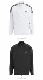 アディダスWIND.RDYスリーストライプスフルジップウィンドJTY59メンズゴルウェア2024秋冬モデルadidas日本正規品