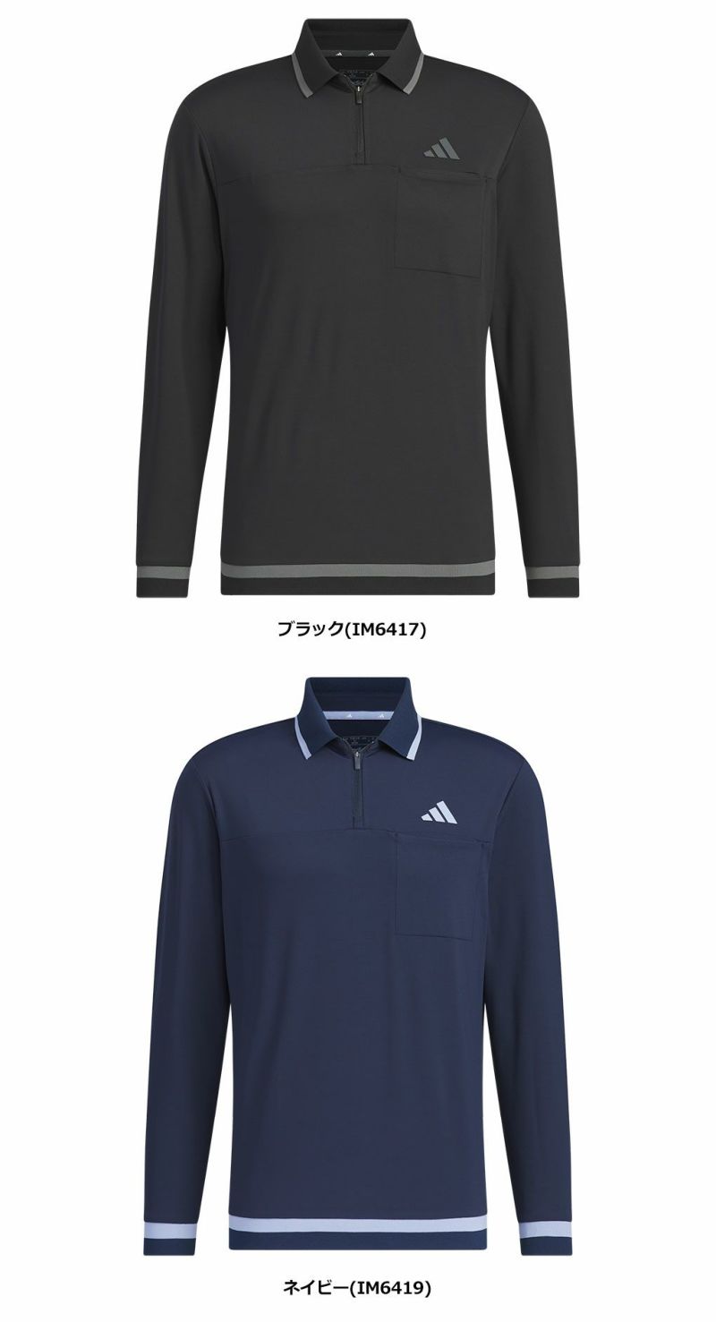 アディダスCOLD.RDY長袖ポロJTY69メンズゴルウェア2024秋冬モデルadidas日本正規品