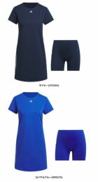 アディダスツイストニットクルーネック半袖ワンピースJRY39レディースゴルウェア2024秋冬モデルadidas日本正規品