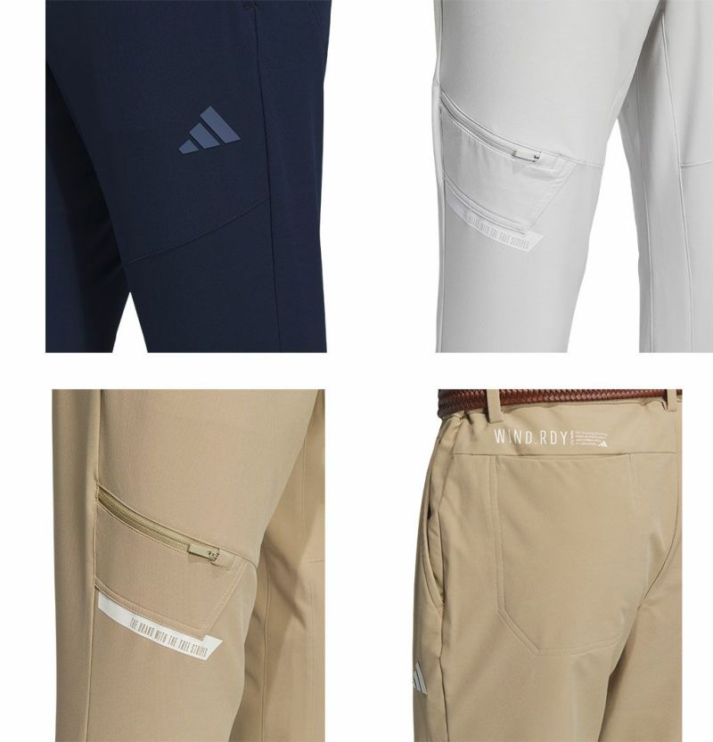 アディダスWIND.RDYEX-Stretchactive撥水UVケア付きアンクルパンツJTY54メンズadidas2024秋冬モデル日本正規品