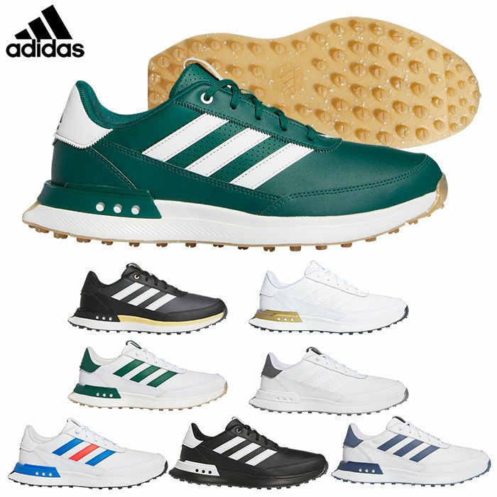 アディダス S2G SL レザー 24 MDK95 スパイクレス ゴルフシューズ