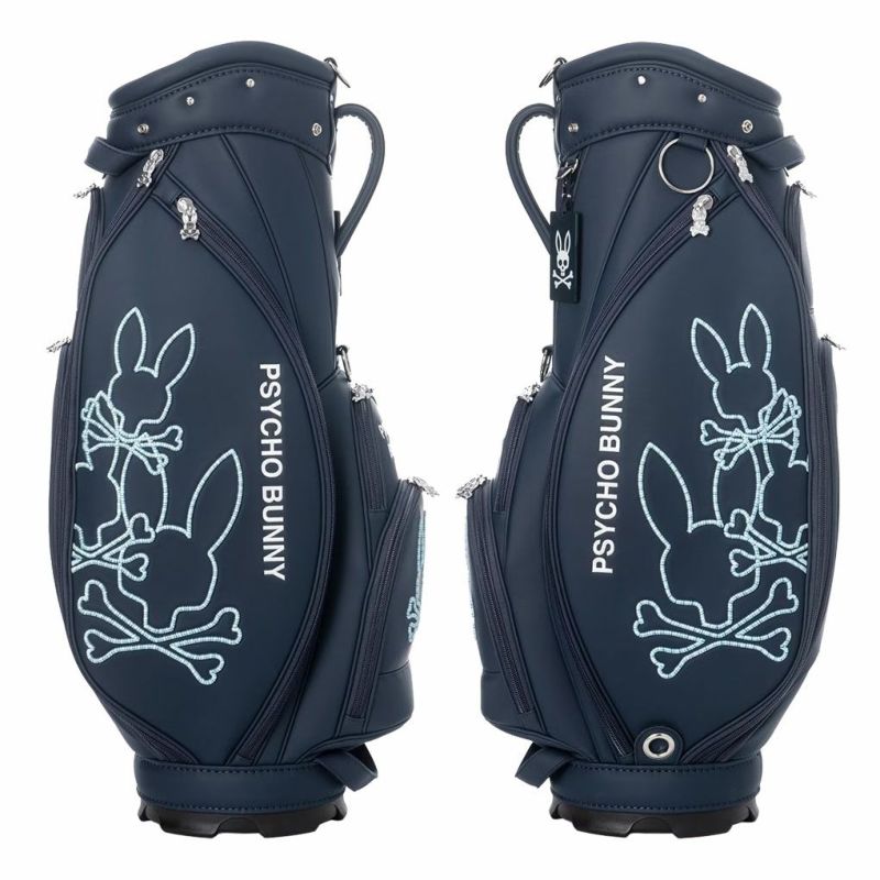 Psycho Bunny ゴルフバッグ ネイビー 専用 Psycho Bunny キャディバッグ ネイビー Amazon | サイコバニー