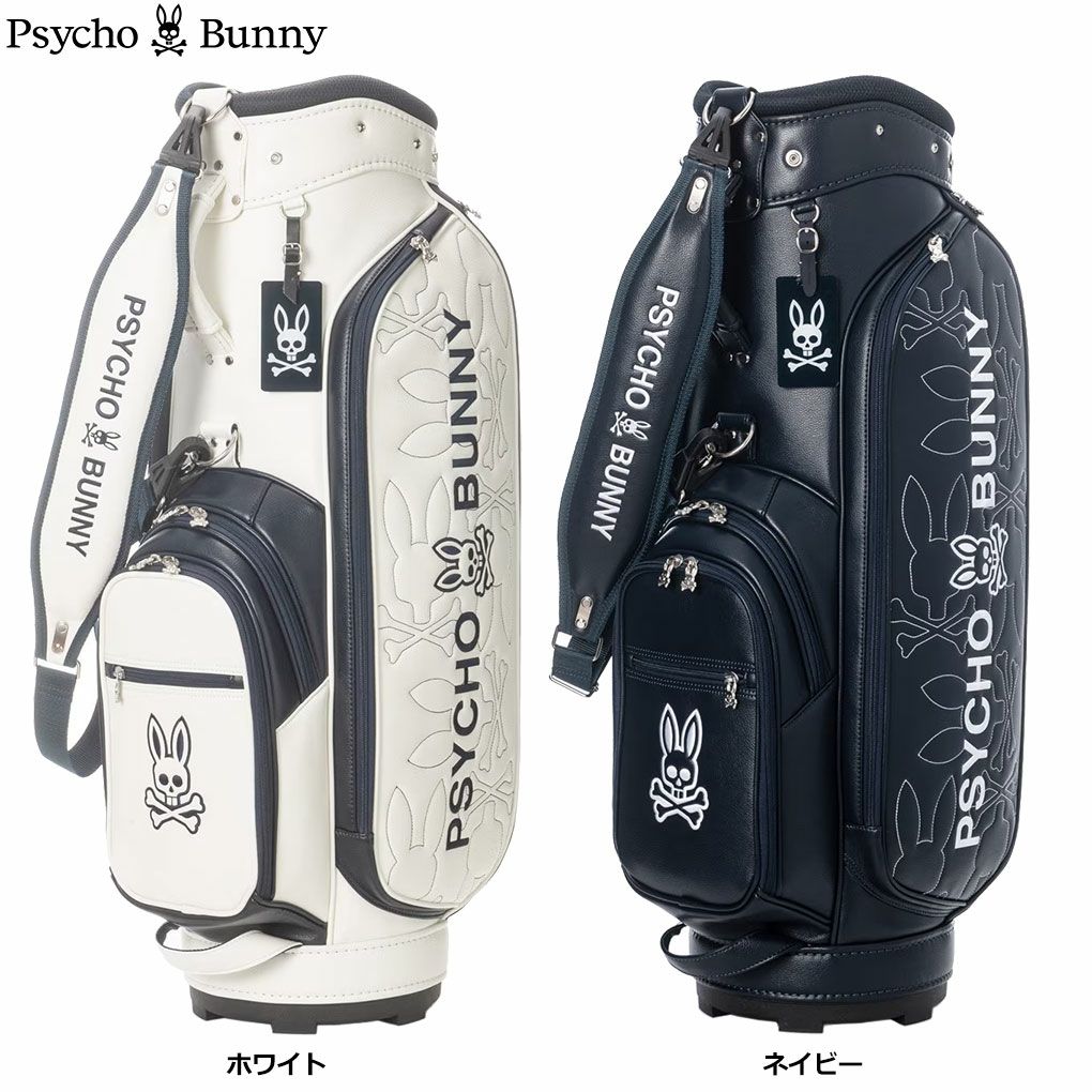サイコバニー Psycho Bunny MONOGRAM キャディバッグ 9型 PBMG4FC4 46