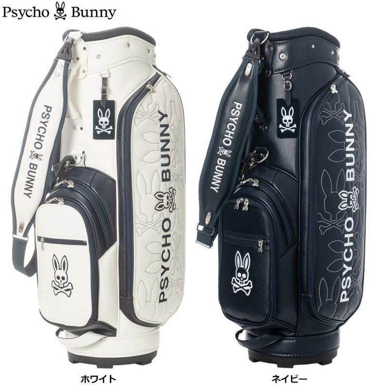 サイコバニーPsychoBunnyMONOGRAMキャディバッグ9型PBMG4FC446インチ対応ゴルフバッグ2024年モデル日本正規品