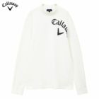 キャロウェイ裏起毛ダブルニットモックネックシャツC24233110メンズCallawayゴルフウェア2024秋冬モデル日本正規品