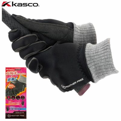 キャスコ 防寒グローブ ウェザーフリーウォームグローブ レディース 両手用 手袋 WFSF-2428LW 2024秋冬モデル KASCO 日本正規品