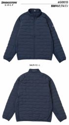 ブリヂストンゴルフ長袖中わたブルゾン6GD01Dメンズゴルフウェア2024秋冬モデルBRIDGESTONEGOLF日本正規品