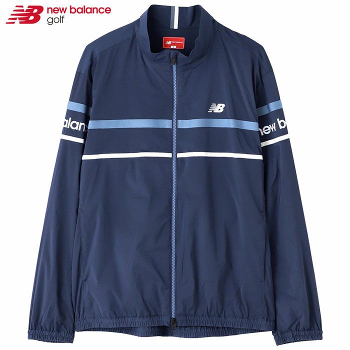 ニューバランスストレッチ撥水フルジップウィンドブルゾン012-4220005ゴルフウェアnewbalance2024秋冬モデル