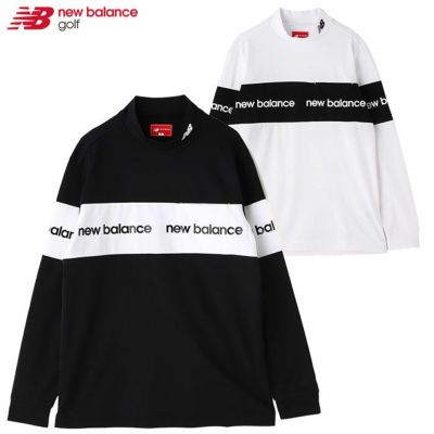ニューバランス ストレッチ UV 長袖 モックネック プルオーバー 012-4267003 メンズ ゴルフウェア new balance 2024秋冬モデル 日本正規品